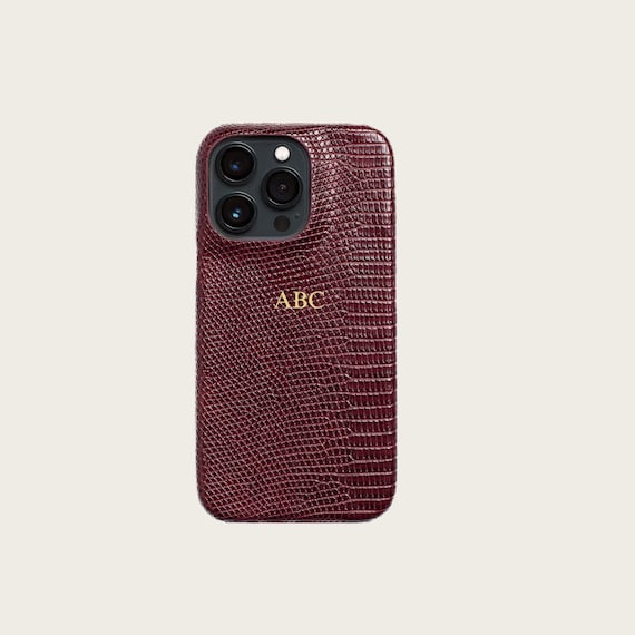 Crocodile Leather Phone Case – Protective Cover for iPhone 13, 14, 15, 16 17 Pro Max- Gift for her