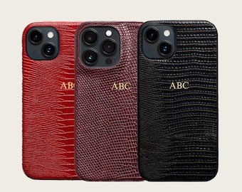 Crocodile Leather Phone Case – Protective Cover for iPhone 13, 14, 15, 16 17 Pro Max- Gift for her