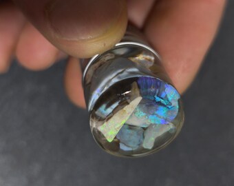 Australian Opal 25 carats Lightning Ridge rough potential black opal lapidary raw