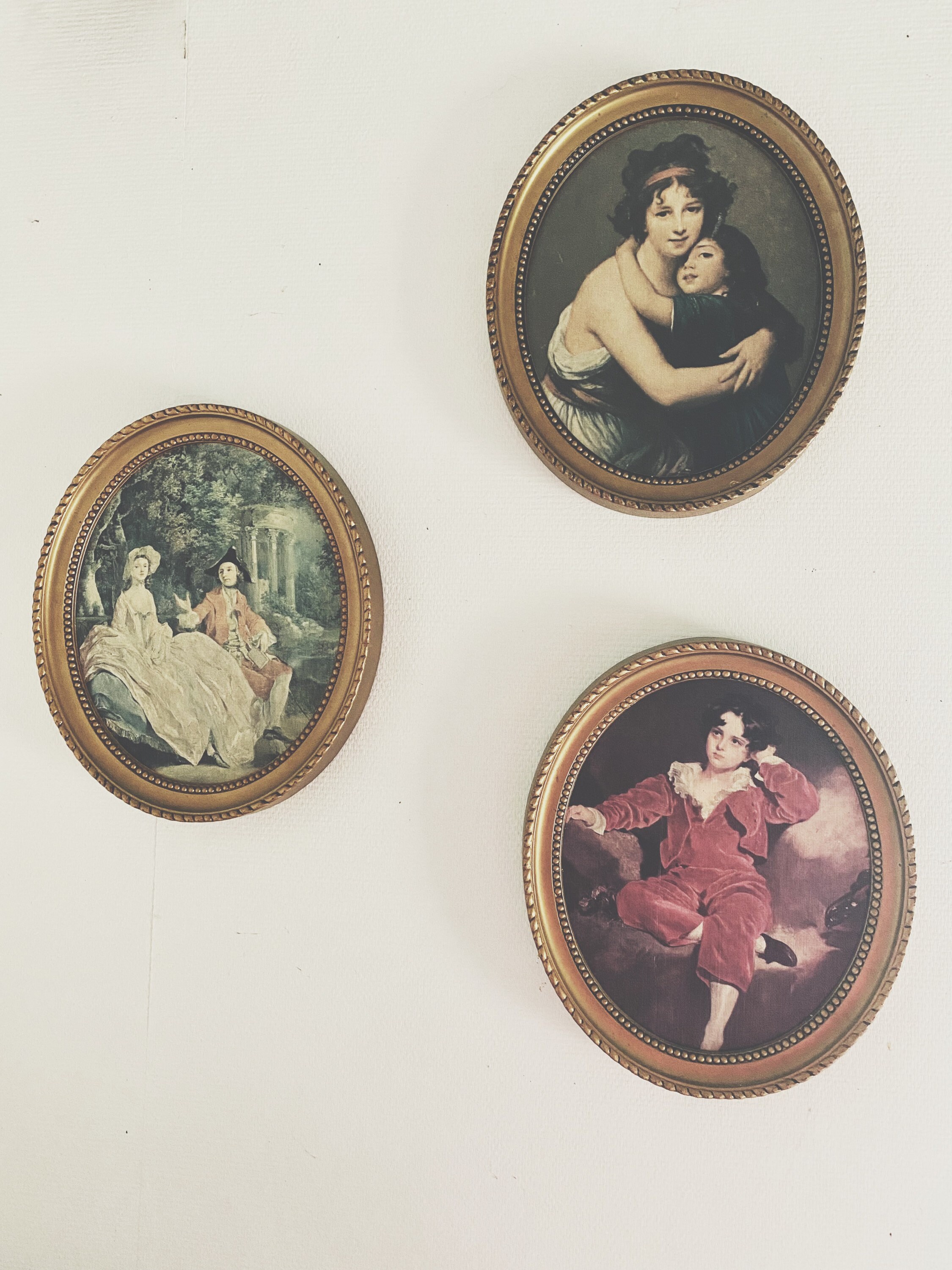 Tableau Médaillon Doré