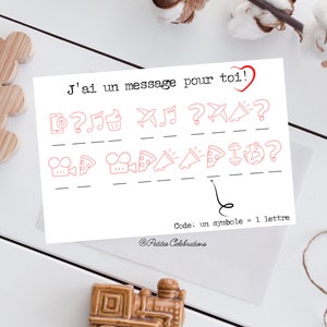 Customizable decoding card / grandma or grandpa announcement / request for witness / godmother or godfather announcement / Pregnancy announcement