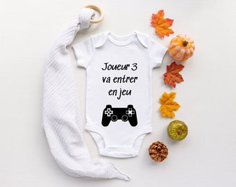 Geek personalized baby bodysuit