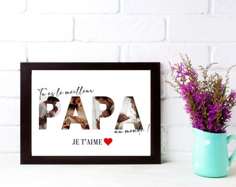 Affiche Papa personnalisée