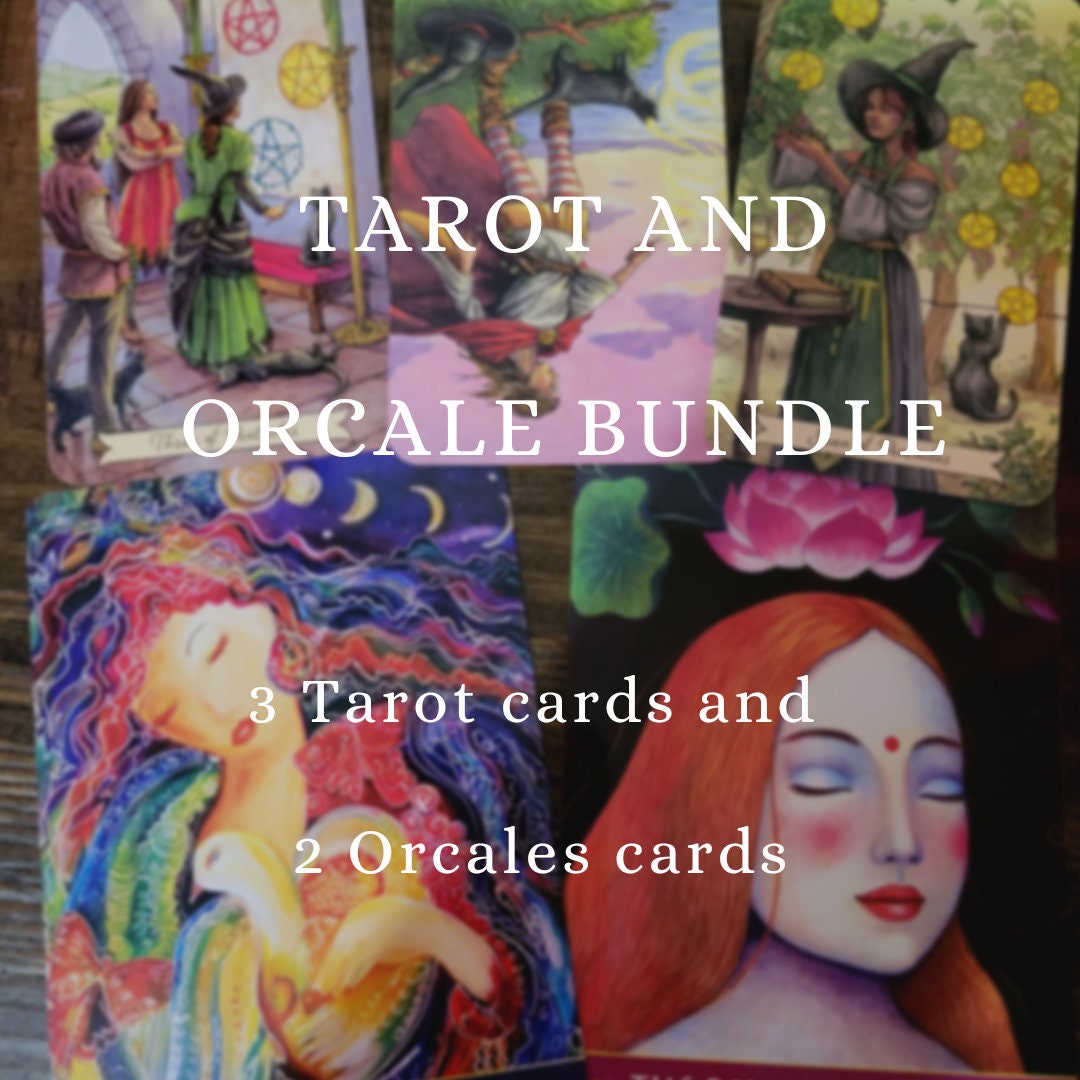 Tarot and Oracle Card Reading Bundle Tarot and Oracle Card - Etsy