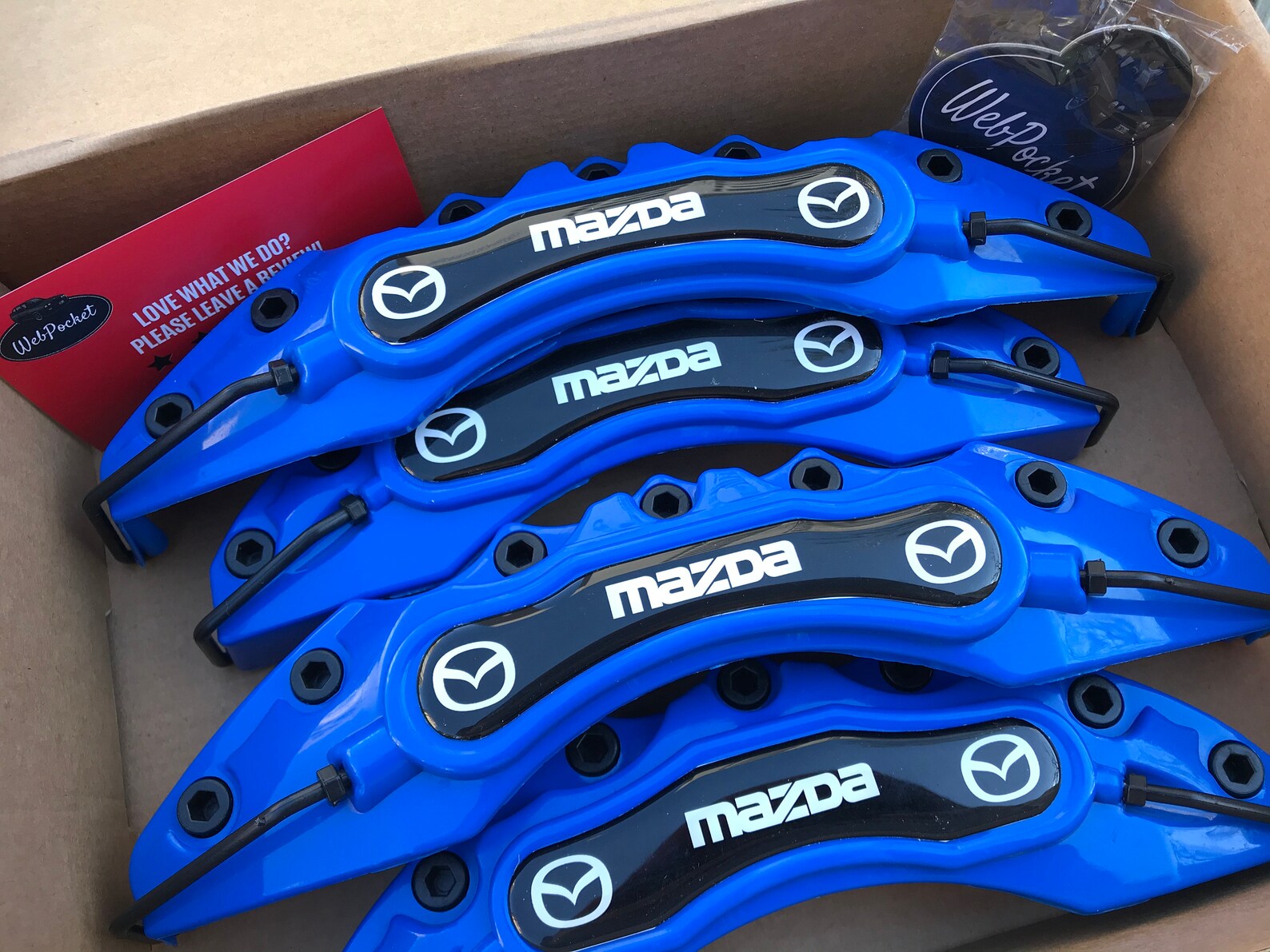 4pc Brake Caliper Covers for Mazda 3 6 MX CX Miata / Mazda Etsy