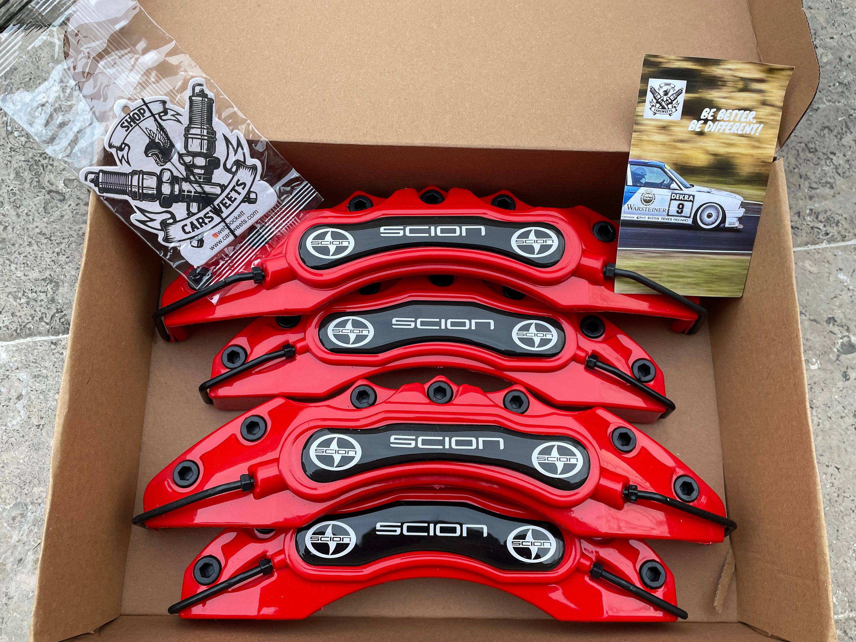 4pc Brake Caliper Covers for Scion XB FRS TC Red / Car Etsy