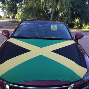 Jamaika Auto Kapuzenbezug