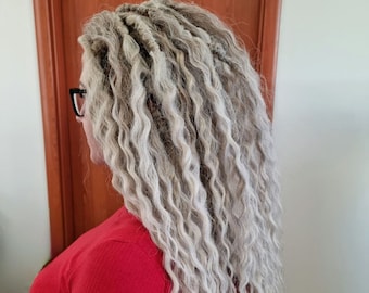 PUSH UP CURLS Curly crochet open blond dreads