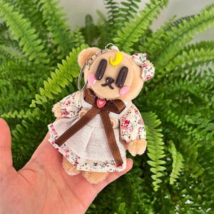 Schlüsselanhänger Kumpel! Ton gegenüber Plüschtier keychain Kunstpuppe Plüschschlüsselanhänger