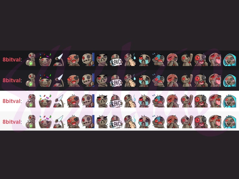 Phasmophobia voodoo doll emotes for streams