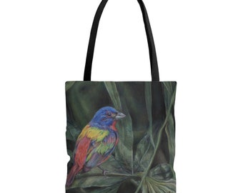 Painted Bunting Tote Bag