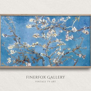 Samsung Frame TV Art | Van Gogh Tree Blossom Flower Landscape Painting | Vintage Vincent Van Gogh Art | Instant Download