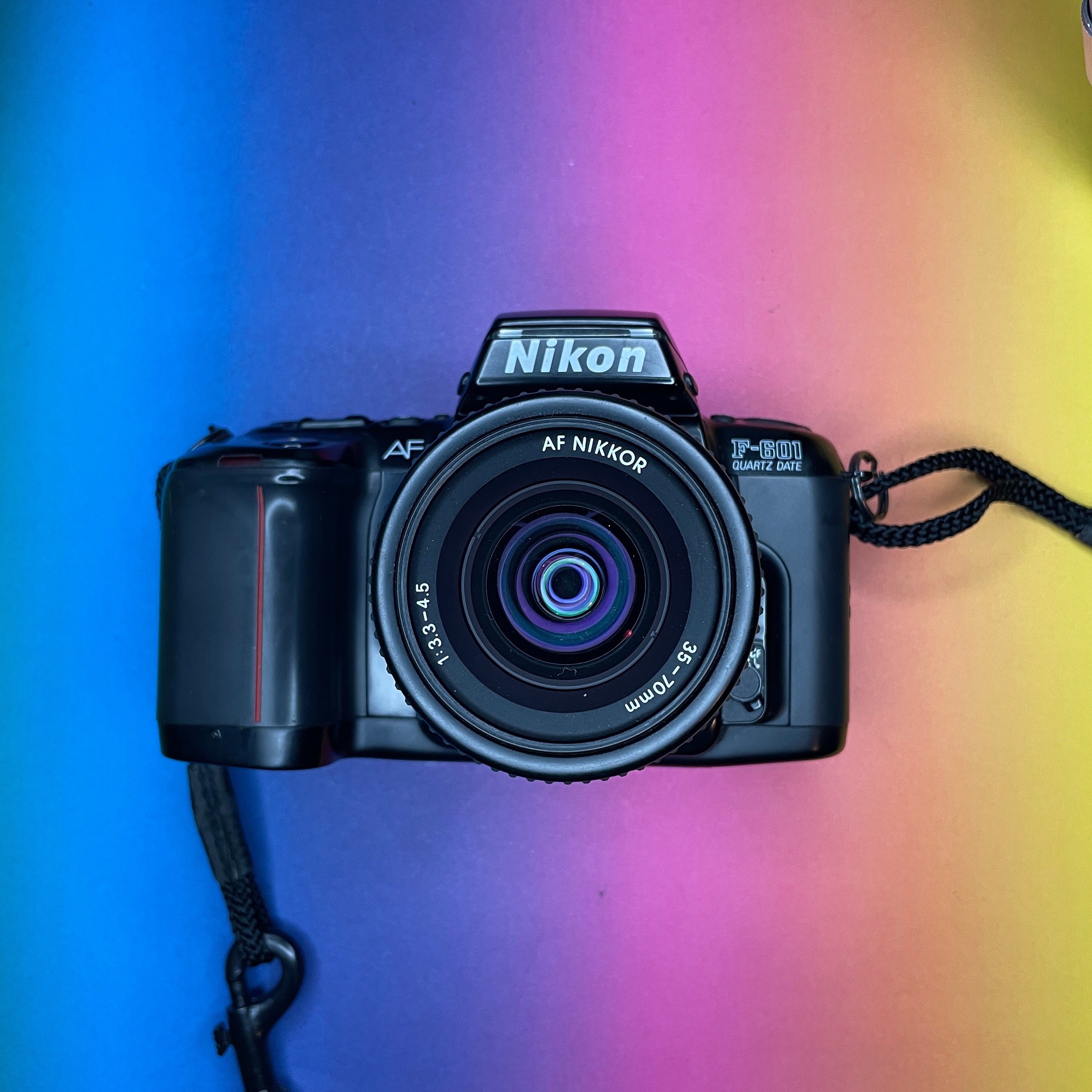Nikon F601 AF 35mm SLR Analog Film Camera + 35-70mm F3.3-4.5 AF D ...