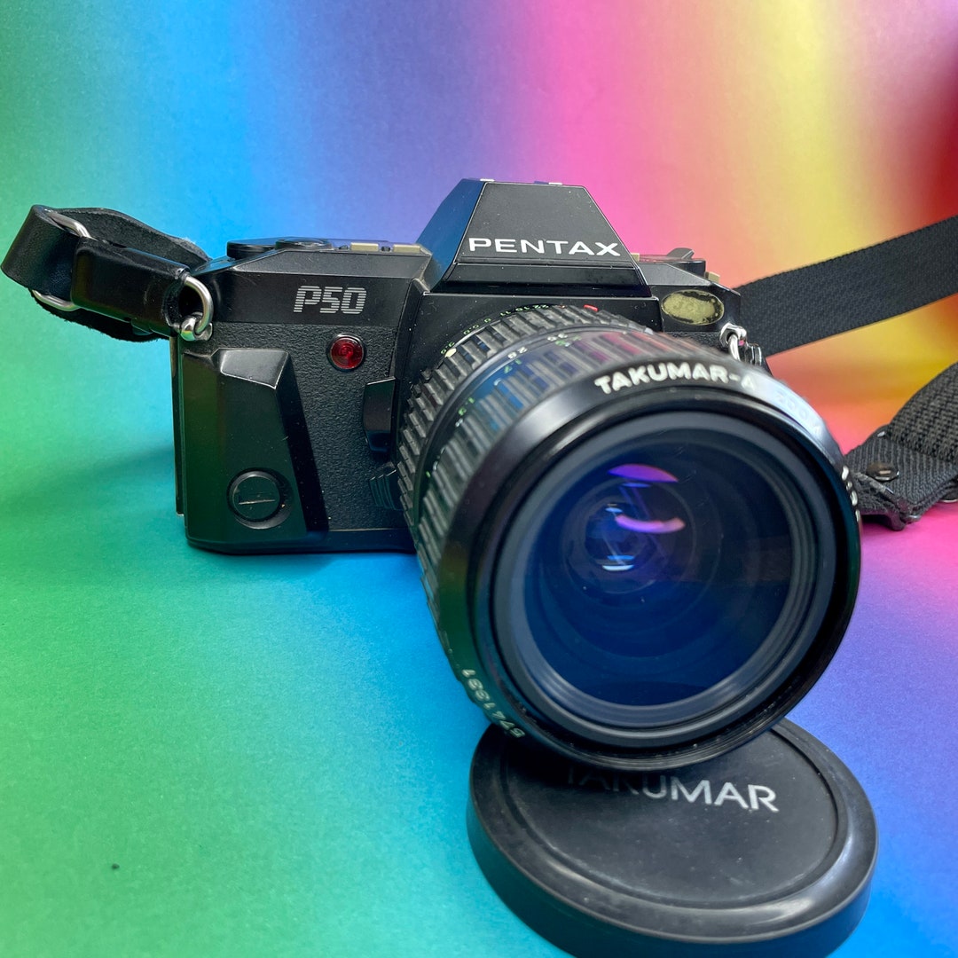 Pentax P50 + SMC Pentax-A 50mm lens (inclusief koord