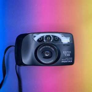 Pentax 738 35mm Point and Shoot Analog Film Camera