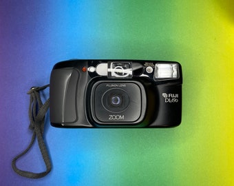 Vintage Fuji Zoom Cardia 800 Date 35mm Japan Point & Shoot Camera