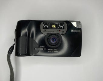 RARE Boxed Ricoh Gr1v Date: Black 35mm Film Camera - Tested - Etsy