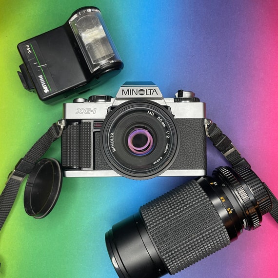 Appareil Photo Argentique Minolta Dynax 3xi + Objectifs - Format 35mm - Occasion