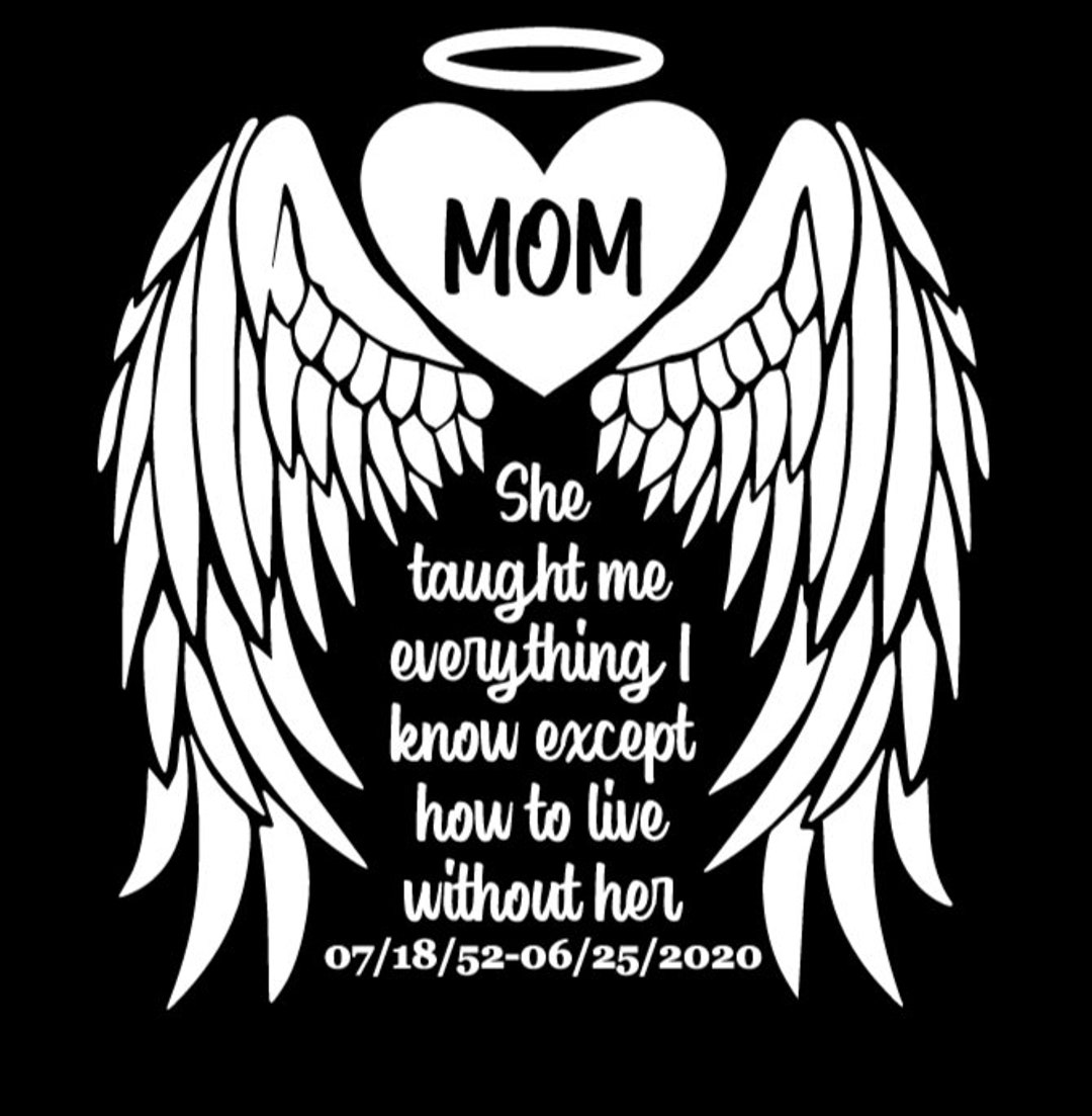 PERSONALIZED in Loving Memory Decal Custom Loved One Etsy