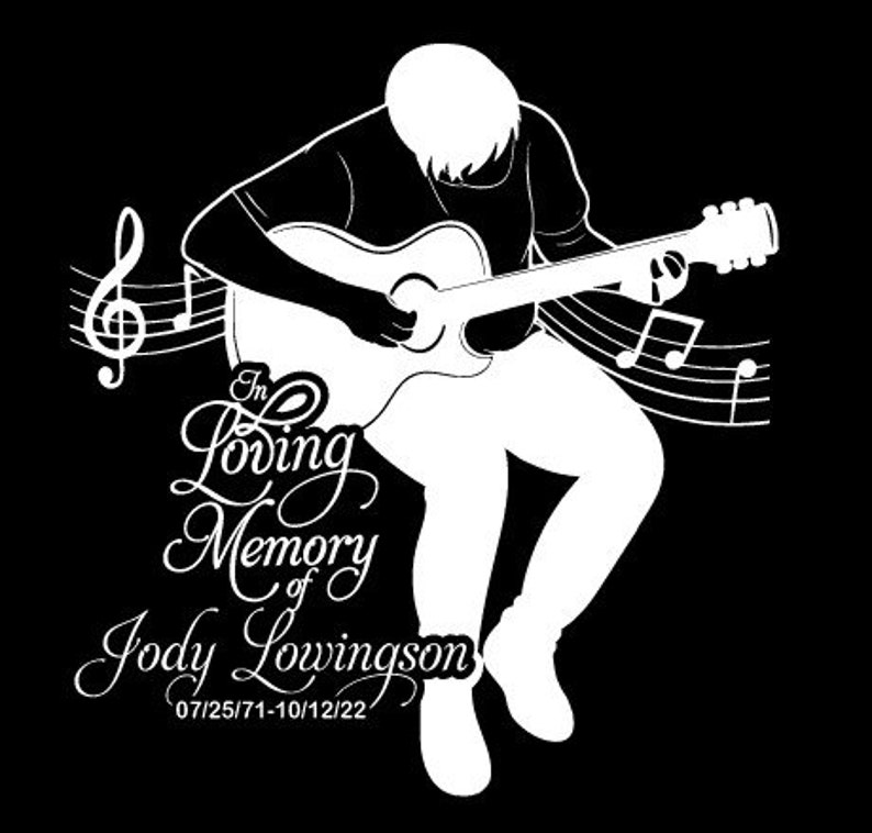 PERSONALIZED in Loving Memory Decal Vinyl Sticker Memorial Etsy