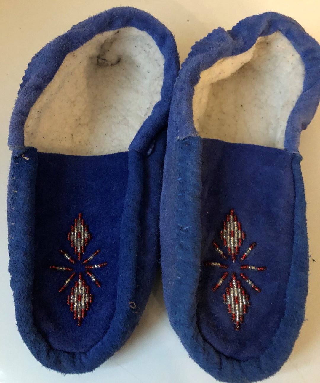 Native American Moose Hide Beaded Moccasins Native American Arts and