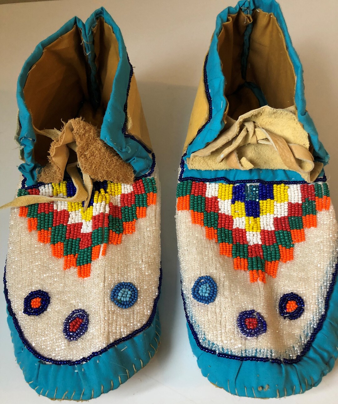 Beaded moccasins for sale clearance