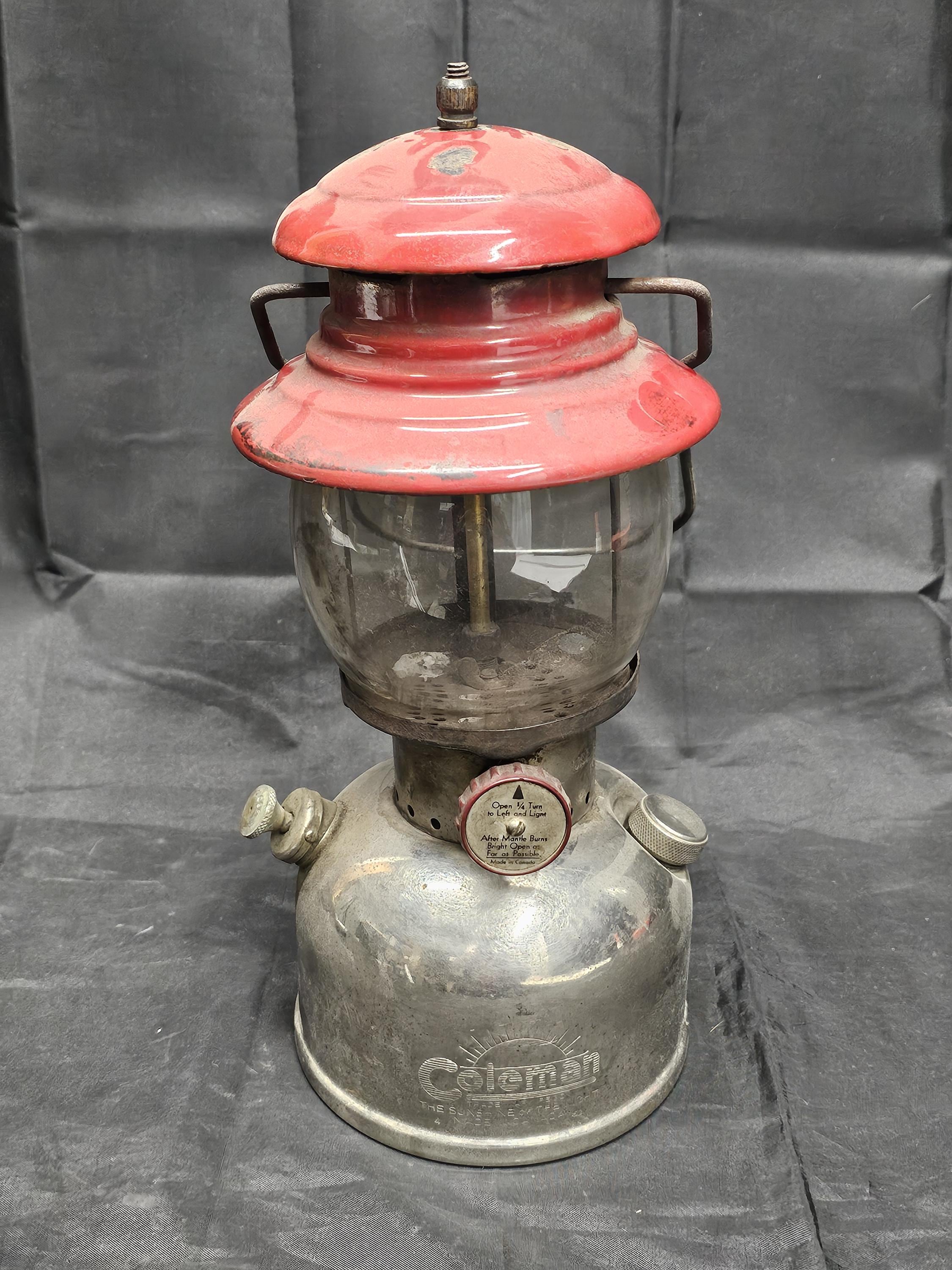 Vintage Red Coleman Lantern - Etsy
