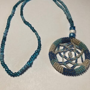 Beaded Medallion Necklace