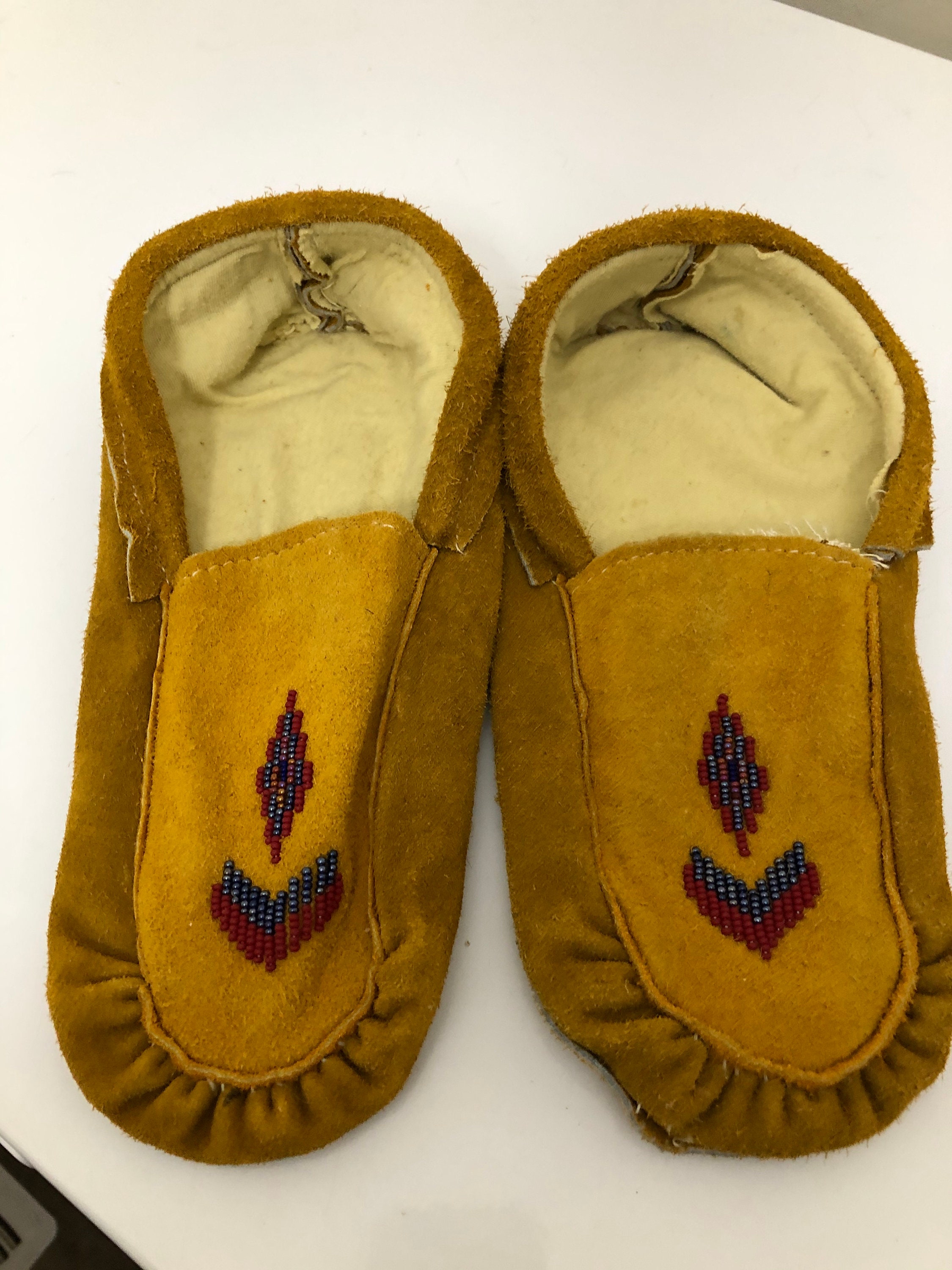 Double Soled Beaded Moccasins - Etsy