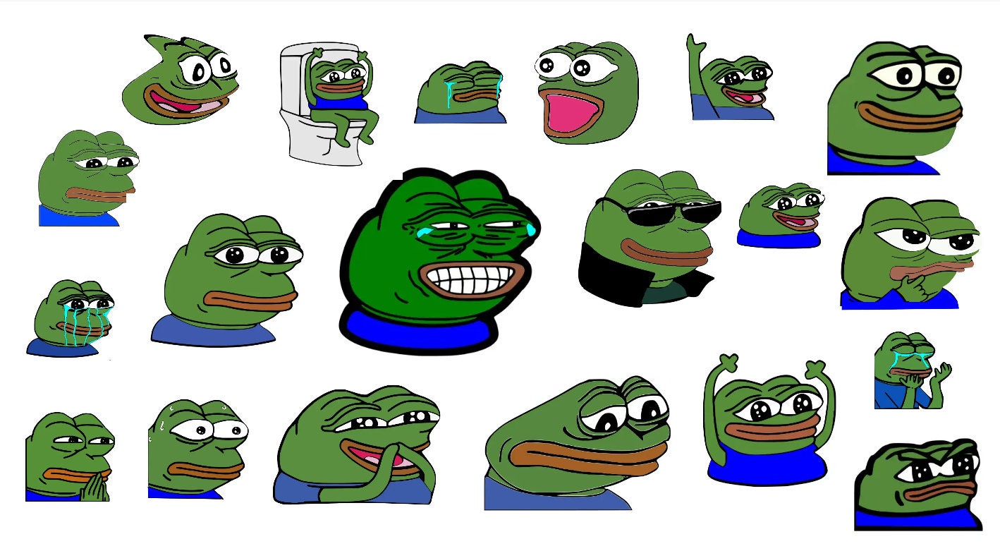 Pepega in HD Twitch Emote | Art Board Print