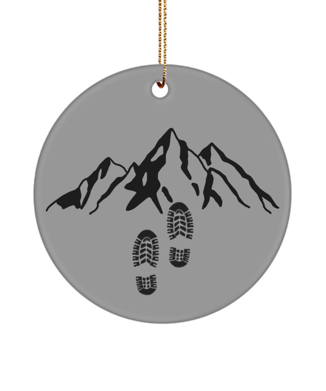 Hiking Ornament, Hiking Birthday Gift, Hiking Ornaments, Hiking Theme Gifts, Unique Hiking Gifts