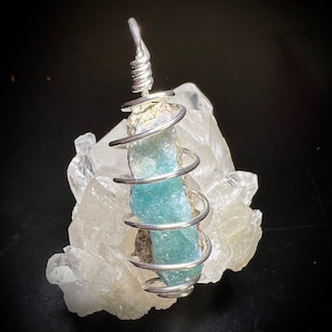 Hemimorphite pendant