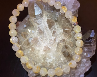 Golden Rutilated Quartz bracelet