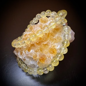 Citrine stretch bracelet