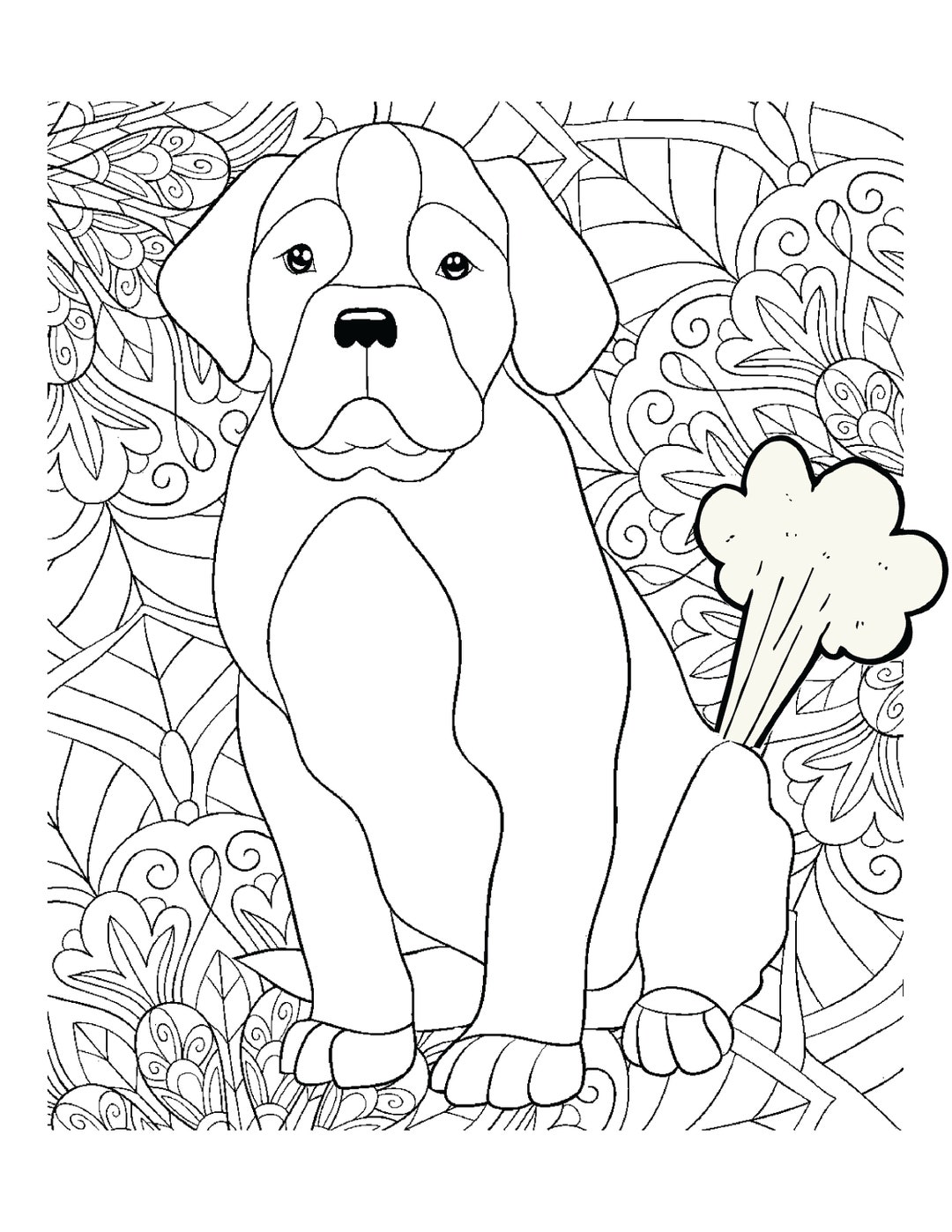 Farting Animal Coloring Pages - Etsy