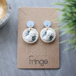 clay earrings| clay earrings dangle earrings| clay earrings handmade| clay earrings bridal| handmade earrings| clay earrings| floral earring