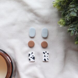 Clay earrings| stud clay earrings| handmade clay earrings|stud earrings| boho clay earrings| stud earrings| clay earring pack| clay earrings