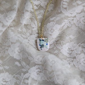 polymer clay necklace/ statement jewelry/ handmade floral necklace/ flower necklace/ handmade polymer clay jewelry/ wedding necklace