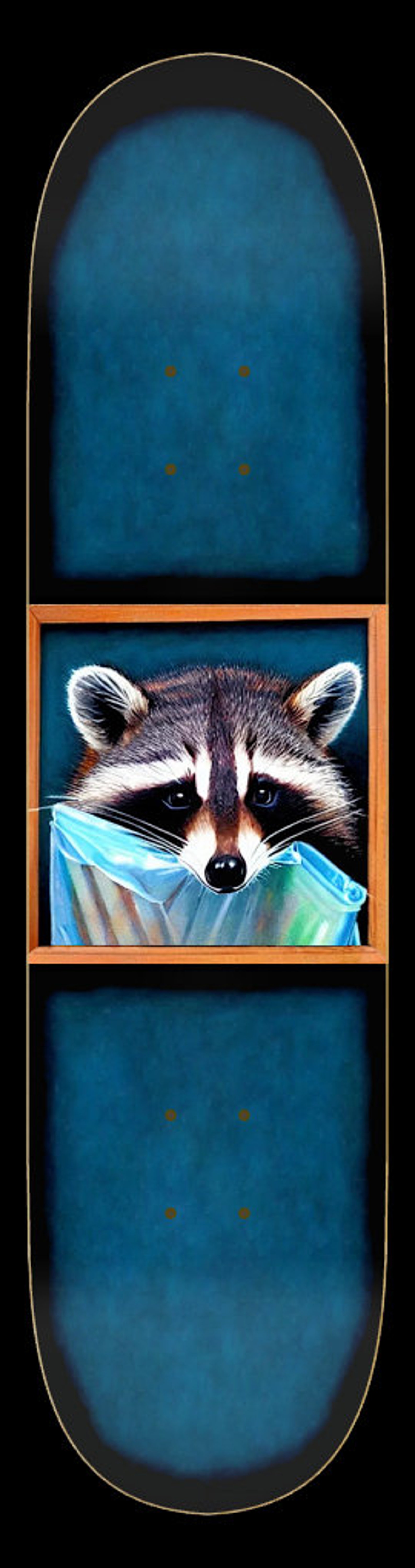Raccoon Skateboard Deck - Etsy