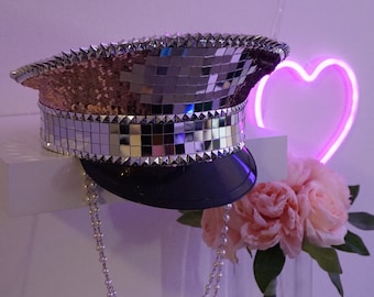 Festival Hat // Captain Hat // Rave Hat // Party Hat // Burning Man Hat // Halloween Costume Hat // Custom Designs Accepted