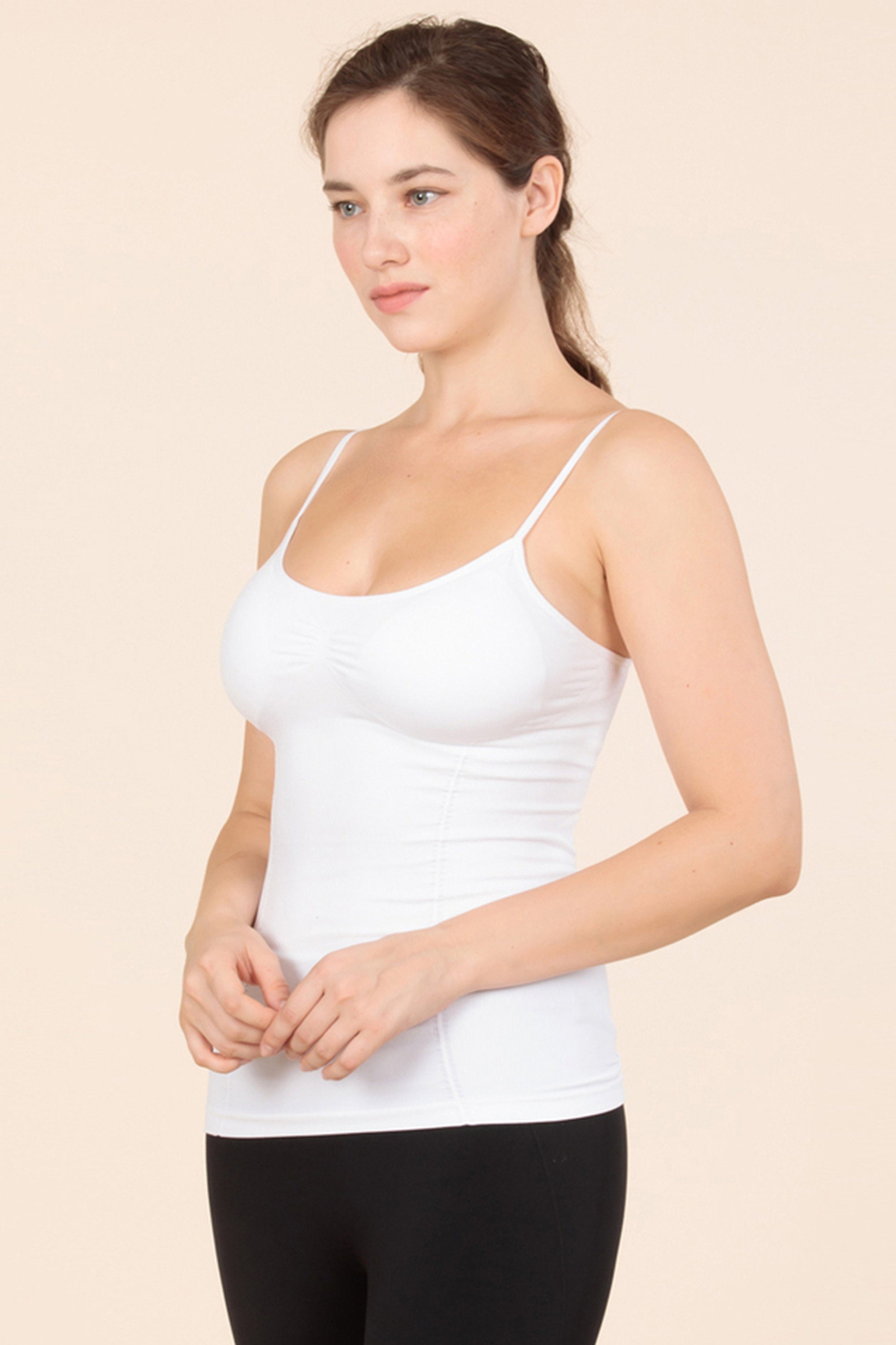 Padded Camisole Fit Top With Adjustable Straps. Etsy