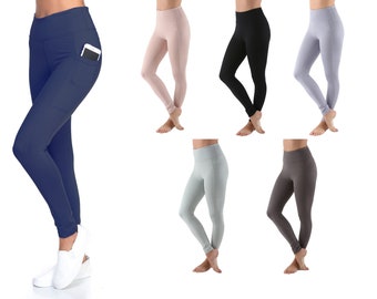 Women's Premium Active Buttery Soft Workout Leggings with Pockets