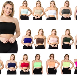 Plus Size Tube Top 