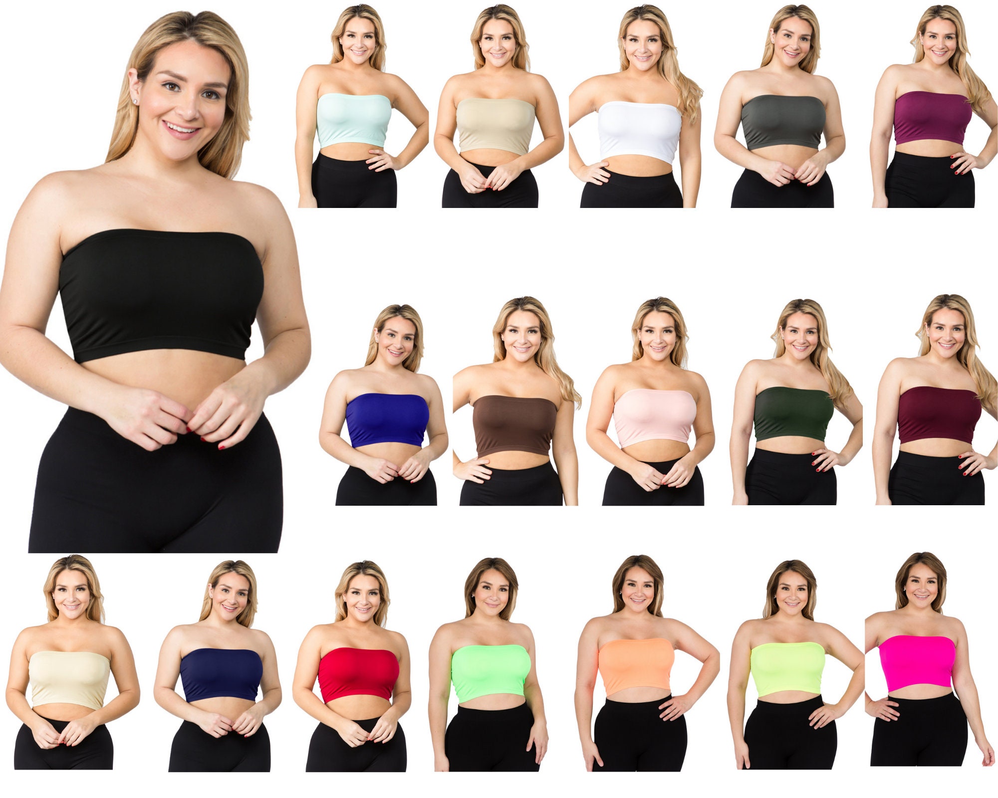 Plus Size Tube Top 