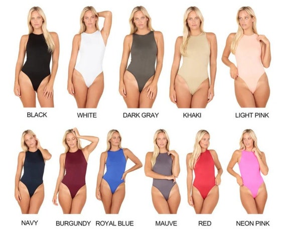 Leotard Bodysuit Thong With Bottom Snaps -  Canada