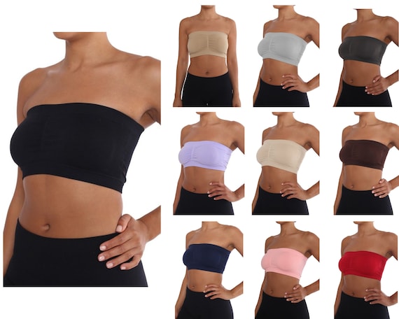 Basic Padded Bandeau Bra Top 