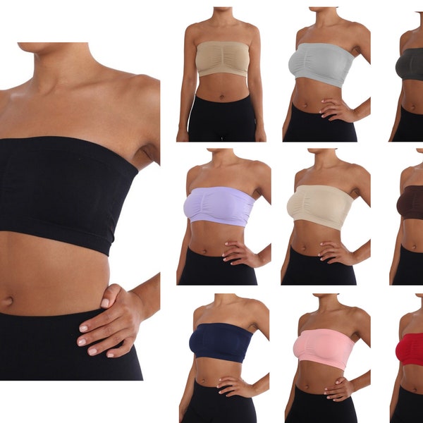 Basic Padded Bandeau Bra Top