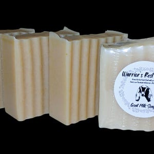 Handmade goat milk soap unscented