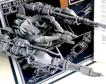 HSI/7 CUTTER - 1:75 Scale 3D Gedruckte Spacecraft Modell Bausatz