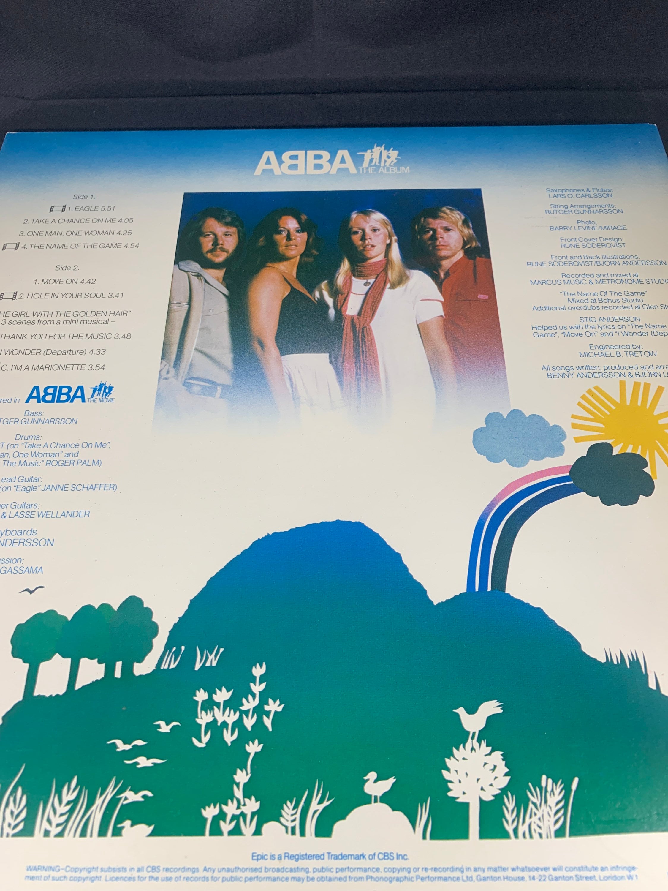ABBA THE ALBUM LP DSP-5105 帯付 e762y167 ABBA THE ALBUM 1978